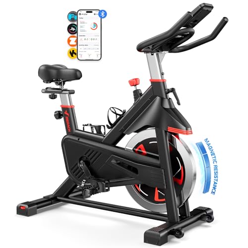 MERACH Heimtrainer: Leises Magnetrad mit App-Steuerung